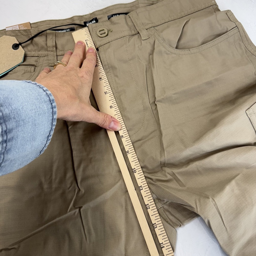 Prana Double Peak Shorts Mens 34 Standard Fit UPF 50 Hiking Outdoor Trail - Picture 8 of 11
